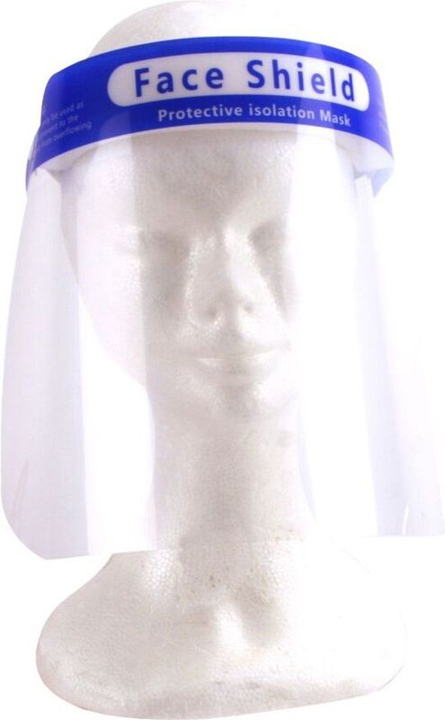 Gezichtsscherm - Transparant - Herbruikbaar - Foam Binnenkant