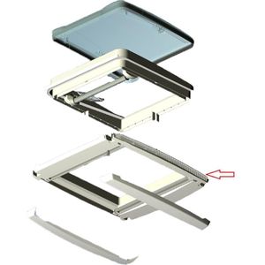 MPK VisionStar M Pro Binnenkader Plissé Wit