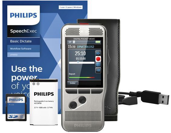Dicteerapparaat Philips PocketMemo DPM7200