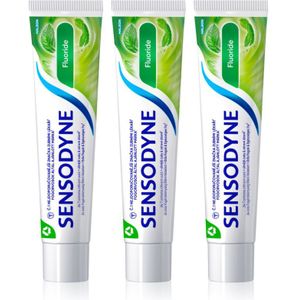 Sensodyne - Fluoride - Tandpasta - 3x75 ml