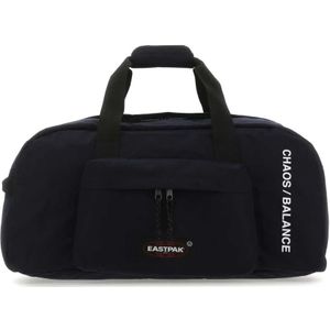 Eastpak, Marineblauwe nylon reistas Blauw, Heren, Maat:ONE Size