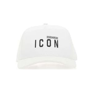Dsquared2 Caps , White , Heren , Maat: ONE Size