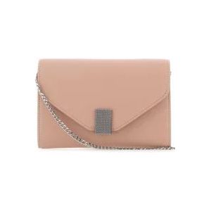 Lanvin Roze leren concertclutch , Pink , Dames , Maat: ONE Size