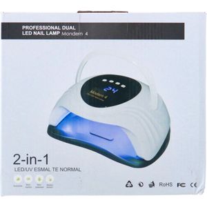 Mondern 4 - Professionele 2In1 UV-LED Nagellamp - 120 Watt - Met Tijdinstellingen