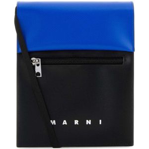 Marni, Polyester Crossbody Tas Veelkleurig, Heren, Maat:ONE Size