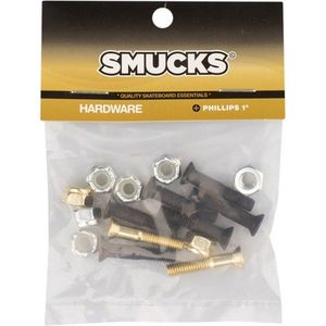 Smucks - Phillips - Hardware - Zwart - Goud - 1"" Inch