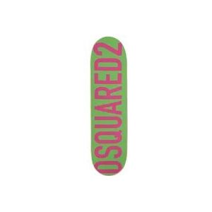 Dsquared2 Groen en Roze Skateboard Deck voor Vrouwelijke Skateboarders , Multicolor , unisex , Maat: ONE Size