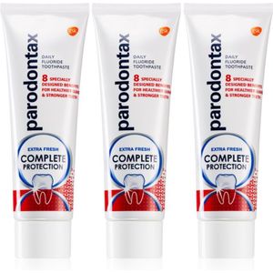 Parodontax Complete Protection Extra Fresh Tandpasta met Fluoride voor Gezonde Tanden en Tandvlees 3x75 ml