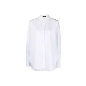 Versace, Dames, Blouses & Shirts, Wit, Maat: 2XS Katoen,