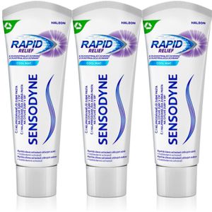 Sensodyne - Rapid - Tandpasta - 3x75 ml - Voor Gevoelige Tanden