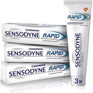Sensodyne - Rapid Whitening - Tandpasta - 3x75 ml