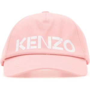Kenzo, Accessoires, Dames, Roze, ONE Size, Katoen, Roze Katoenen Baseballpet