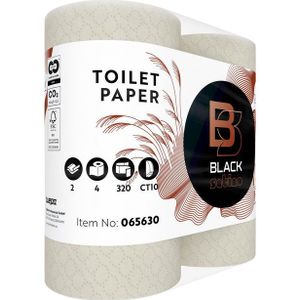 Toiletpapier blacksatino ct10 greengrow 2laags | 12 stuks