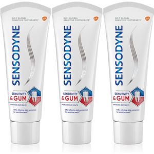 Sensodyne Sensitivity & Gum Tandpasta voor Gevoelige Tanden 3x75 ml