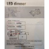LED Dimmer mat-zilver