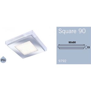 LED opbouwspot Square 90-9 LED's-2 Watt