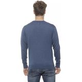 Billionaire Italian Couture - V-hals Trui - Blauw - 100% Kasjmier