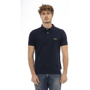 Baldinini - Tops - Poloshirt - Blauw - Korte Mouwen