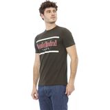 Baldinini - Trendy T-Shirt - Groen - 100% Katoen