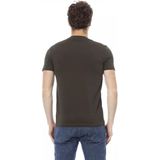 Baldinini - Trendy T-Shirt - Groen - 100% Katoen