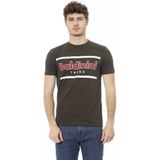 Baldinini - Trendy T-Shirt - Groen - 100% Katoen