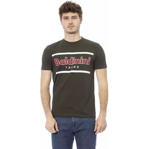Baldinini - Trendy T-Shirt - Groen - 100% Katoen