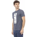 Baldinini - Trend - T-shirt - Grijs - Korte Mouwen - Voorzien van Print