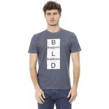 Baldinini - Trend - T-shirt - Grijs - Korte Mouwen - Voorzien van Print