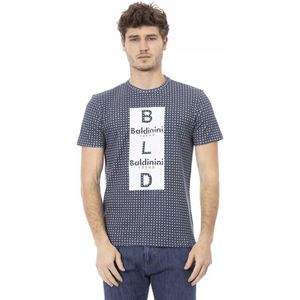 Baldinini - Trend - T-shirt - Grijs - Korte Mouwen - Voorzien van Print
