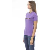 Baldinini Trend - T-shirt - Paars - Katoen