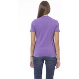 Baldinini Trend - T-shirt - Paars - Katoen