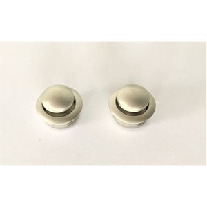 Knopjes van Push-Lock(Mini-ZILVER) OP=OP