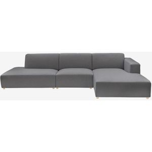 Earl 4-zits Bank Chaise Longue Rechte Otto Lounge Links Dark Grey 68