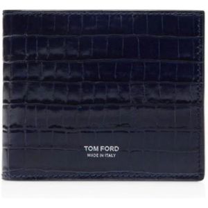 Tom Ford, Wallets Cardholders Zwart, Heren, Maat:ONE Size