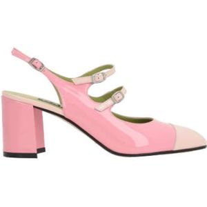 Carel, Roze Lakleren Slingback met Amandelvormige Neus Roze, Dames, Maat:38 EU