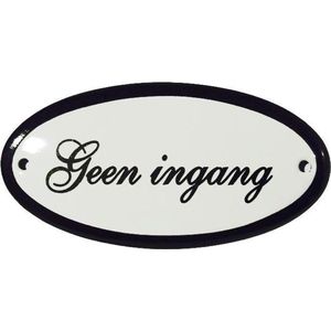 Deurbord Geen ingang