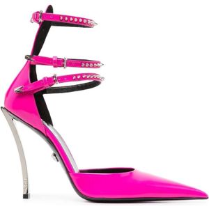 Versace, Roze Sandalen Roze, Dames, Maat:37 EU