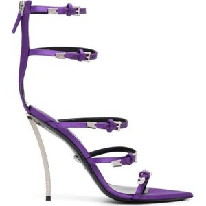 Versace Hoge Hak Sandalen , Purple , Dames , Maat: 37 EU