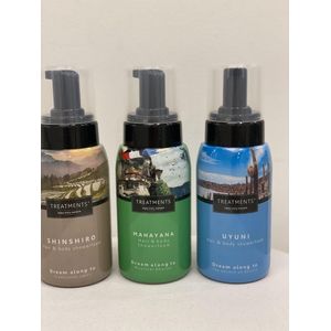Voordeelverpakking Treatments hair & bodyfoam 3 geuren shampoo doucheschuim