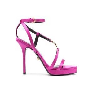 Versace, Dames, Schoenen, Roze, Maat: 40 EU Satijn,