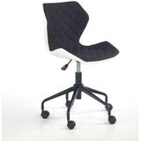 MATRIX - kinderbureaustoel - zwart/wit - 48x79-88x57 cm