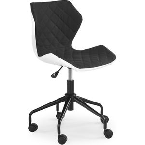 MATRIX - kinderbureaustoel - zwart/wit - 48x79-88x57 cm