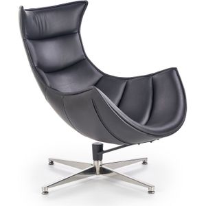 LUXOR - fauteuil - composiet leer - zwart - 86x96x84 cm
