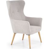 COTTO - relaxfauteuil - 73x76x99 cm - lichtgrijs