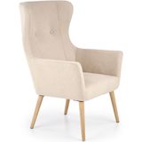 COTTO - relaxfauteuil - traditioneel - 73x76x99 cm - beige