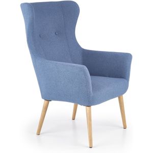 COTTO - relaxfauteuil - traditioneel - 73x76x99 cm - blauw