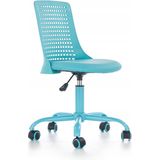 PURE - kinderbureaustoel - eco leer - 43x78-89x42 cm - grijs