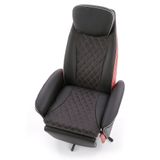 CAMARO - relaxfauteuil - uitklapbaar - zwart rood