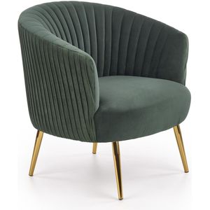 CROWN - fauteuil - stof - 78x80x72 cm - groen