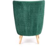 RAVEL - fauteuil - stof - klassiek - 70x100x78 cm - groen